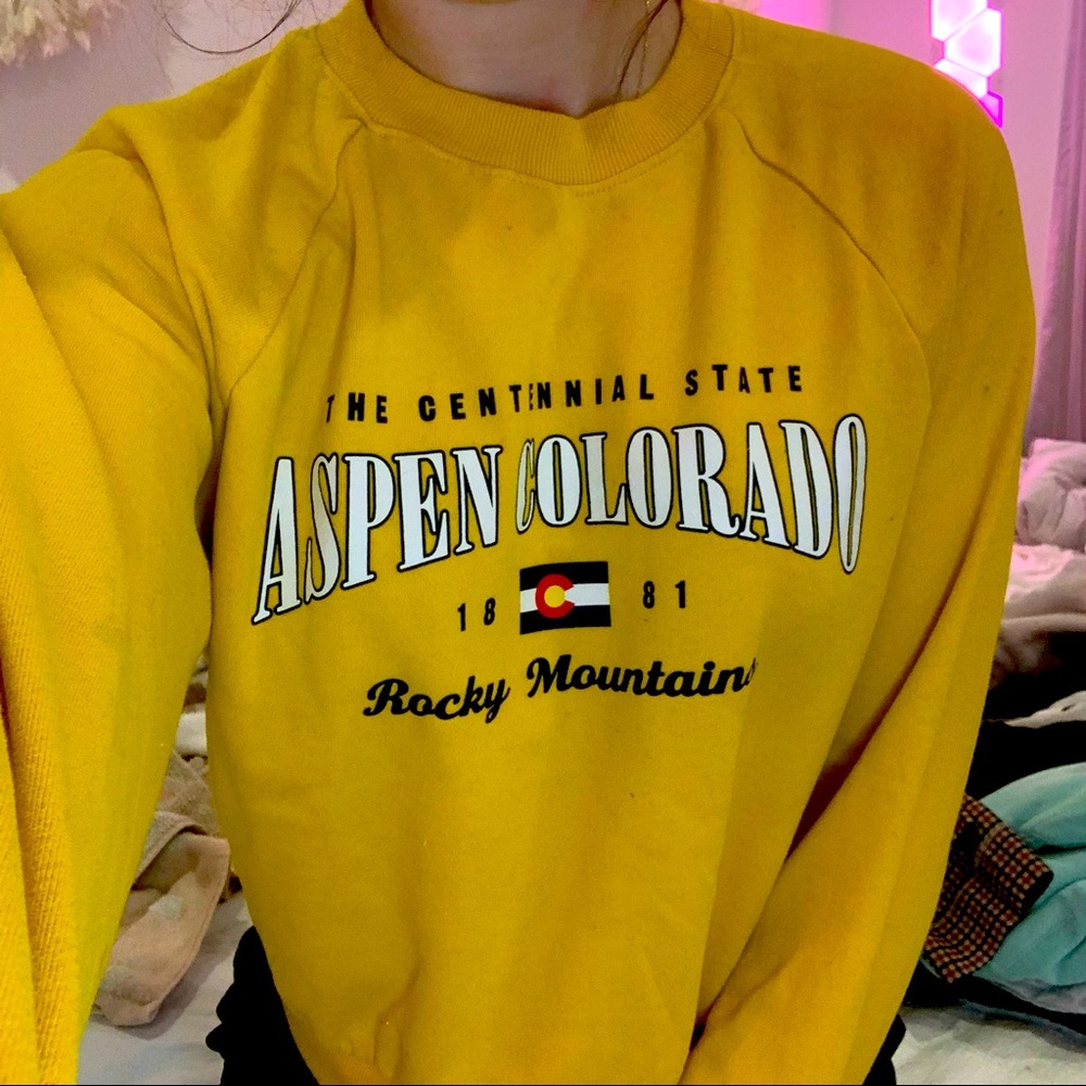 Aspen Colorado crew neck